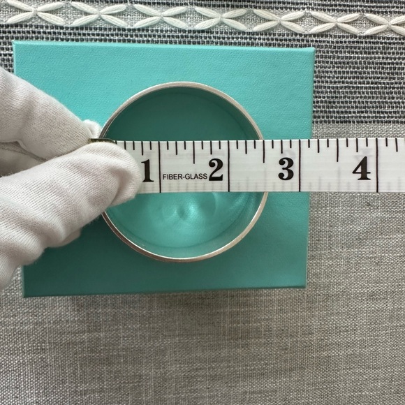 Tiffany & Co. Sterling Silver Makers Bangle - Picture 5 of 8